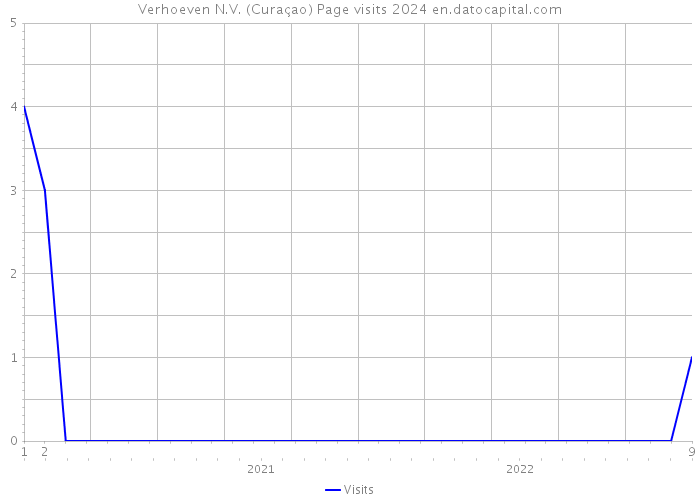 Verhoeven N.V. (Curaçao) Page visits 2024 