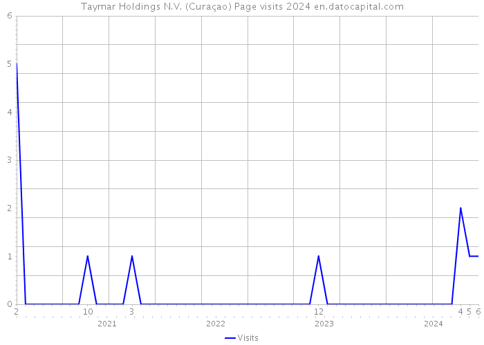 Taymar Holdings N.V. (Curaçao) Page visits 2024 