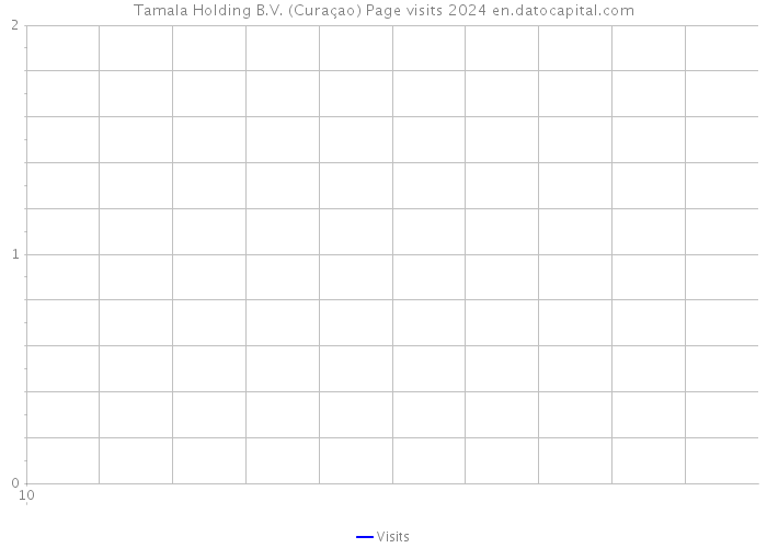 Tamala Holding B.V. (Curaçao) Page visits 2024 