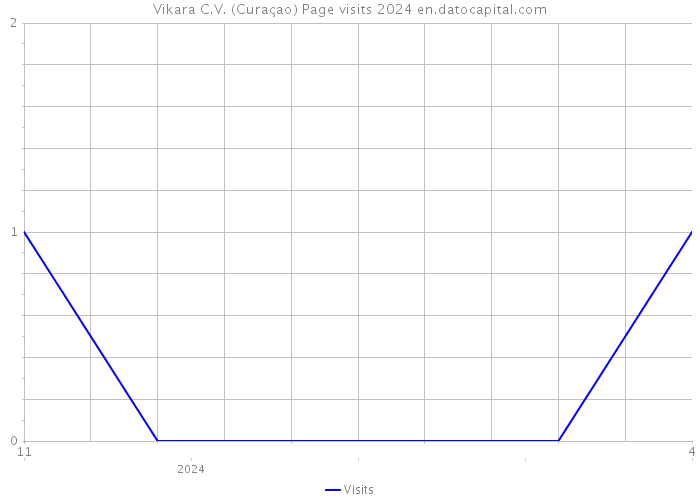 Vikara C.V. (Curaçao) Page visits 2024 
