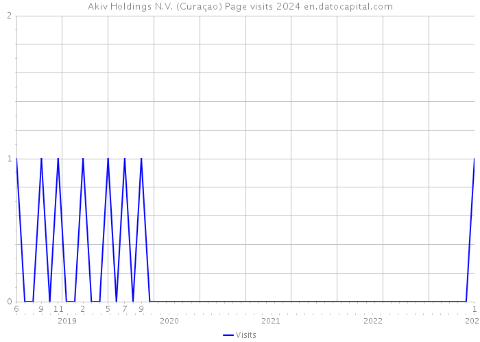 Akiv Holdings N.V. (Curaçao) Page visits 2024 
