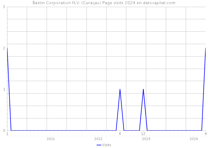 Bastin Corporation N.V. (Curaçao) Page visits 2024 