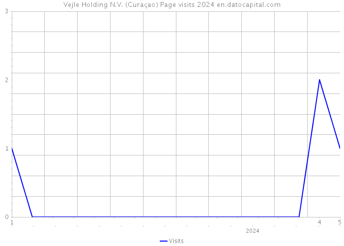 Vejle Holding N.V. (Curaçao) Page visits 2024 