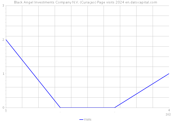 Black Angel Investments Company N.V. (Curaçao) Page visits 2024 