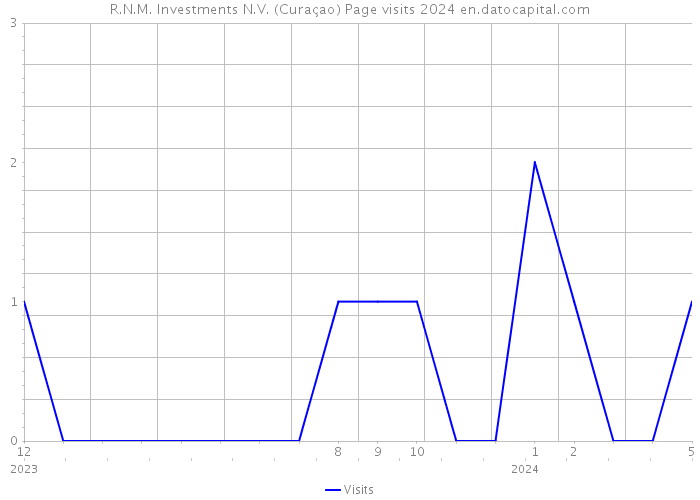 R.N.M. Investments N.V. (Curaçao) Page visits 2024 