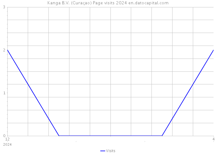 Kanga B.V. (Curaçao) Page visits 2024 