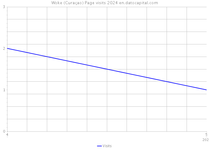 Woke (Curaçao) Page visits 2024 