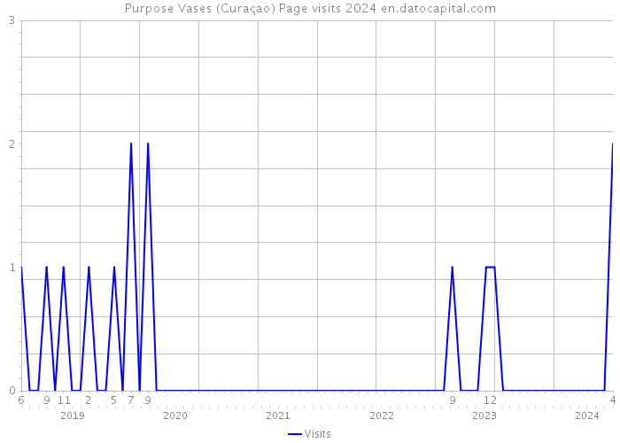 Purpose Vases (Curaçao) Page visits 2024 