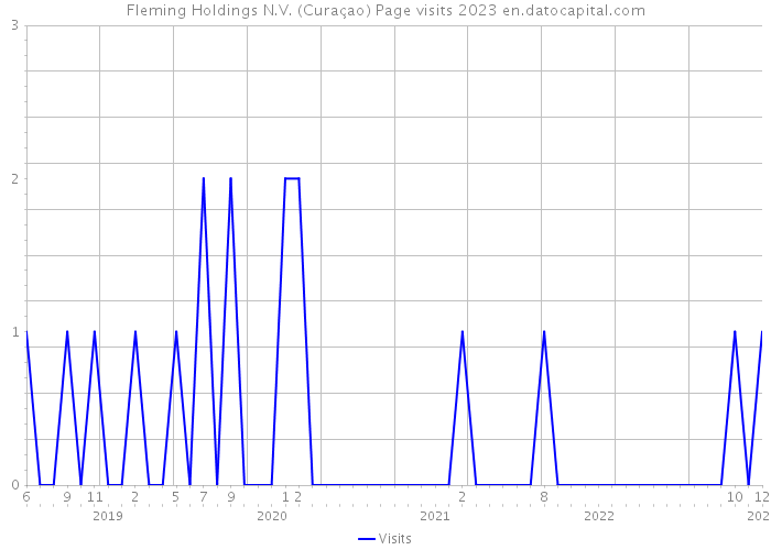 Fleming Holdings N.V. (Curaçao) Page visits 2023 