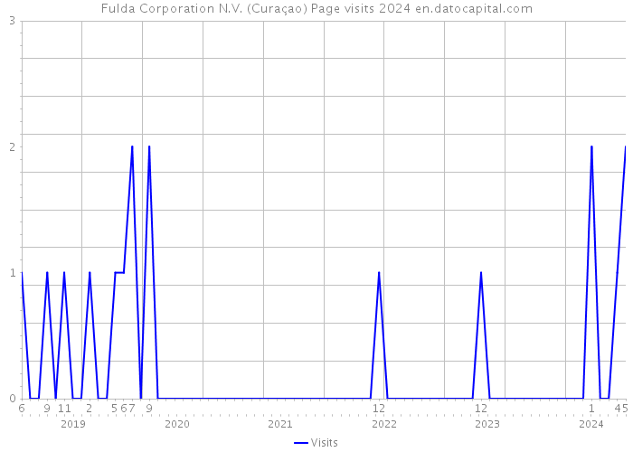 Fulda Corporation N.V. (Curaçao) Page visits 2024 