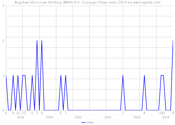 Bugshan Moroccan Holding (BMH) N.V. (Curaçao) Page visits 2024 