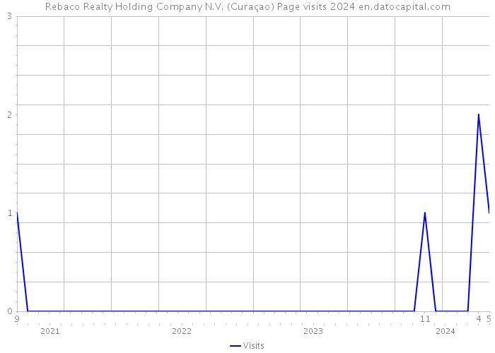 Rebaco Realty Holding Company N.V. (Curaçao) Page visits 2024 