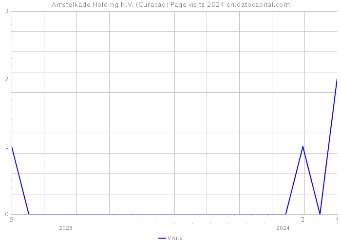 Amstelkade Holding N.V. (Curaçao) Page visits 2024 