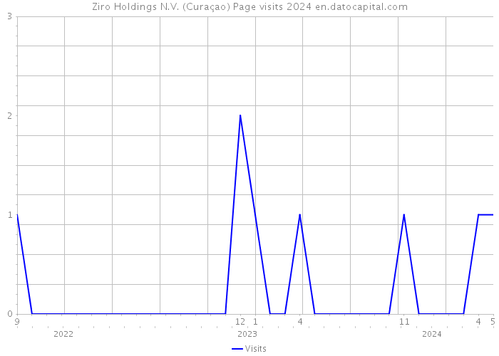 Ziro Holdings N.V. (Curaçao) Page visits 2024 