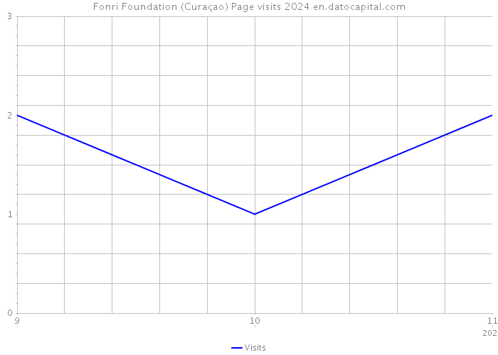 Fonri Foundation (Curaçao) Page visits 2024 