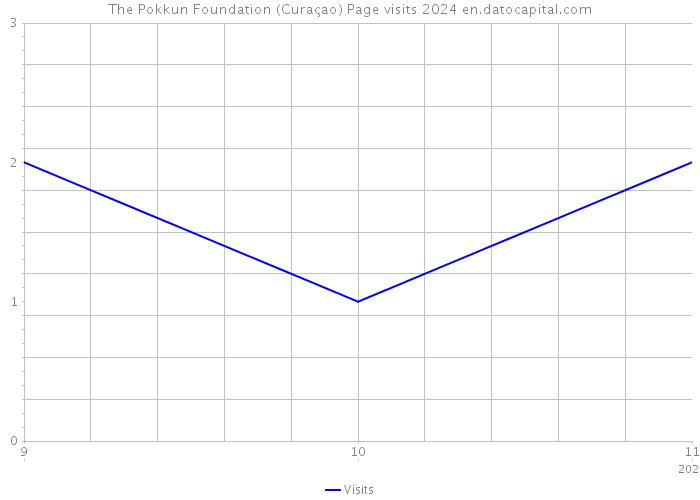 The Pokkun Foundation (Curaçao) Page visits 2024 