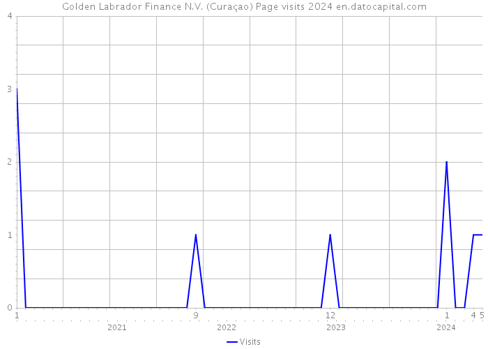Golden Labrador Finance N.V. (Curaçao) Page visits 2024 
