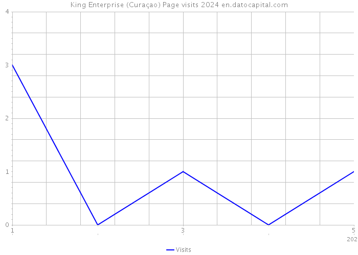 King Enterprise (Curaçao) Page visits 2024 