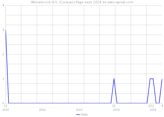 Willowbrook N.V. (Curaçao) Page visits 2024 