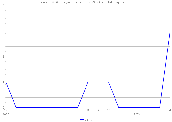 Baars C.V. (Curaçao) Page visits 2024 
