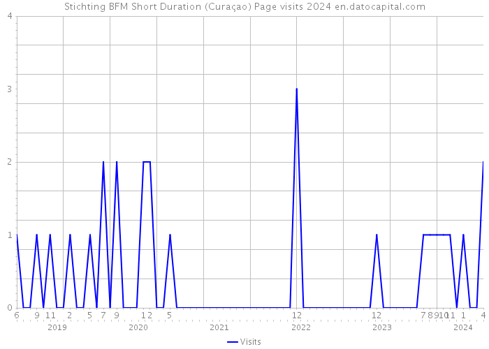 Stichting BFM Short Duration (Curaçao) Page visits 2024 