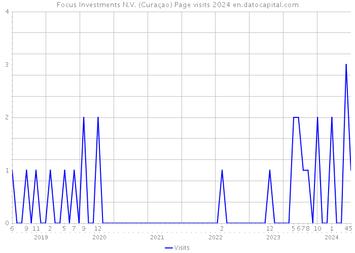 Focus Investments N.V. (Curaçao) Page visits 2024 