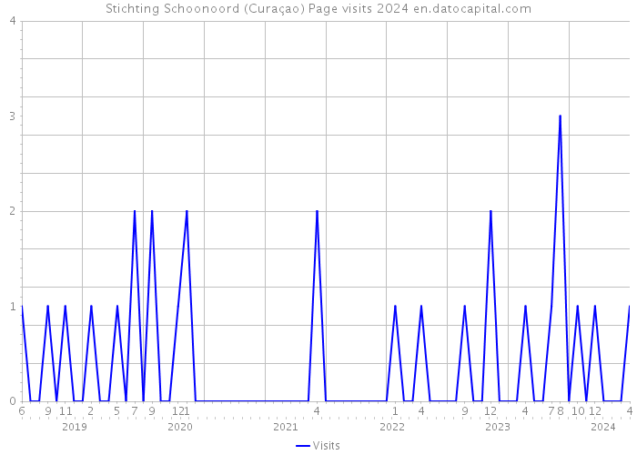Stichting Schoonoord (Curaçao) Page visits 2024 