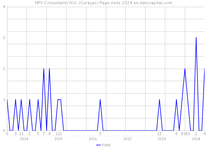 NPV Consultants N.V. (Curaçao) Page visits 2024 