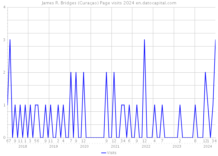 James R. Bridges (Curaçao) Page visits 2024 