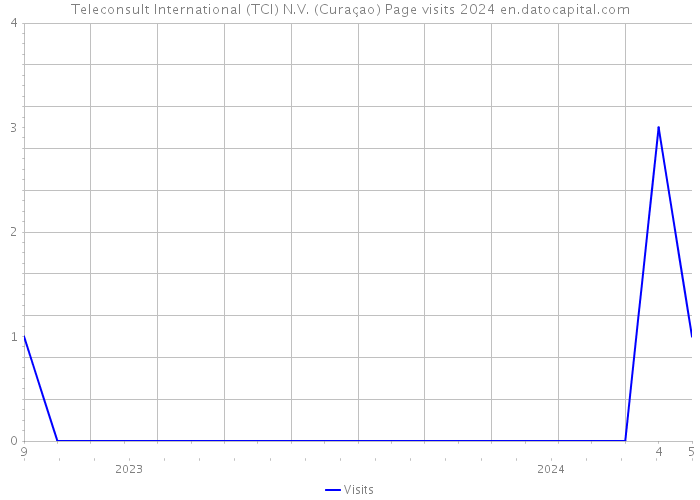 Teleconsult International (TCI) N.V. (Curaçao) Page visits 2024 