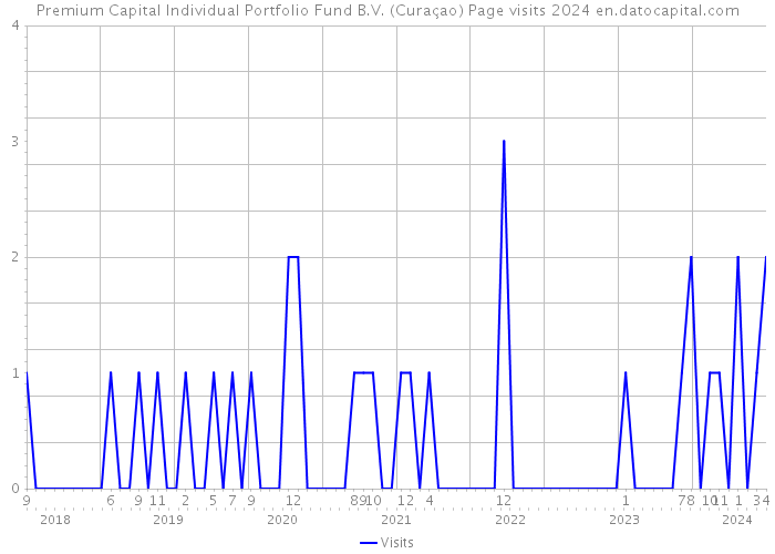 Premium Capital Individual Portfolio Fund B.V. (Curaçao) Page visits 2024 