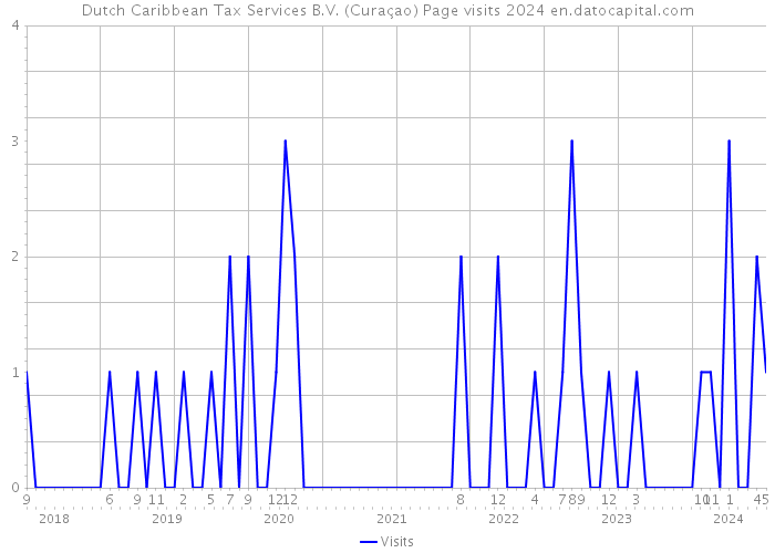 Dutch Caribbean Tax Services B.V. (Curaçao) Page visits 2024 