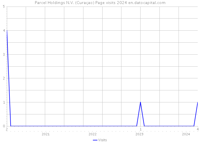 Parcel Holdings N.V. (Curaçao) Page visits 2024 