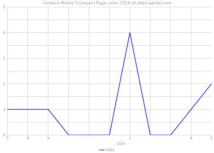 Venture Media (Curaçao) Page visits 2024 